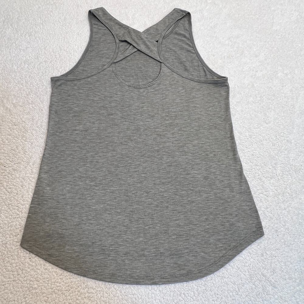 Athleta Women’s Tank Top Salute the Sun Singlet II Shirt Heathered Grey, Sz XS